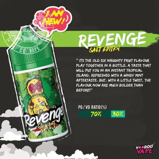 REVENGE VOODOO巫毒小綠人 小菸 菸油 30ml 3.5% 台灣電子煙批發