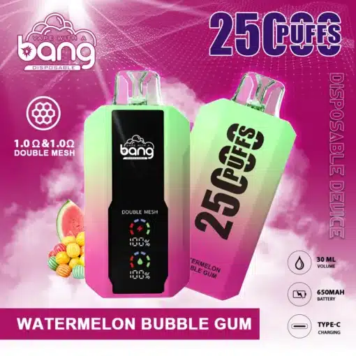 Bang Large Screen 25000口超大容量一次性可充電電子煙/歐美爆款 - 图片 5