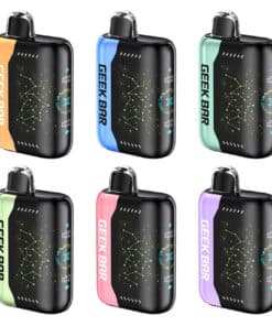歐美爆款 GEEK BAR 25000 PUFFS 5%尼古丁含量 大口數抛棄式一次性霧化棒